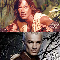 Kevin Sorbo and James Marsters